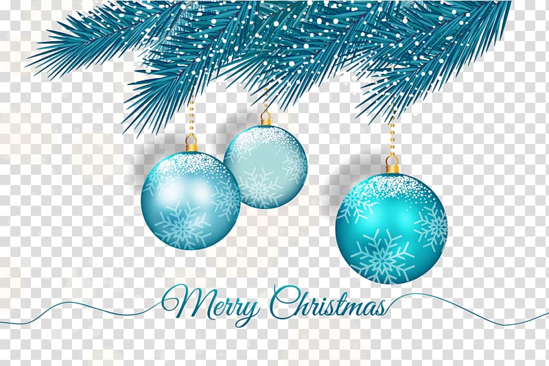 Christmas ornament Christmas decoration , Blue Christmas transparent background PNG clipart
