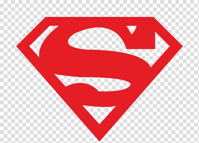 red Superman logo illustration, Red Superman Sign transparent background PNG clipart