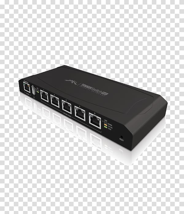 HDMI Ubiquiti ToughSwitch PoE Power over Ethernet Ubiquiti Networks Network switch, poe switch transparent background PNG clipart