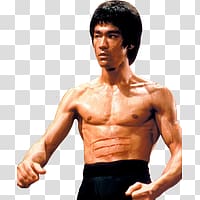 Bruce Lee transparent background PNG clipart