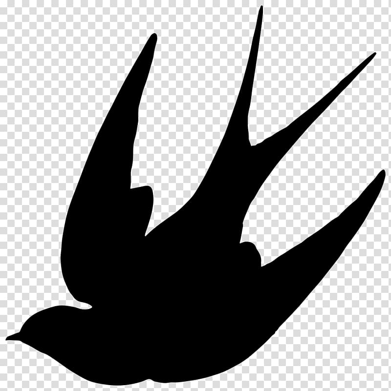 Swallow Bird Silhouette , eagle wings transparent background PNG clipart