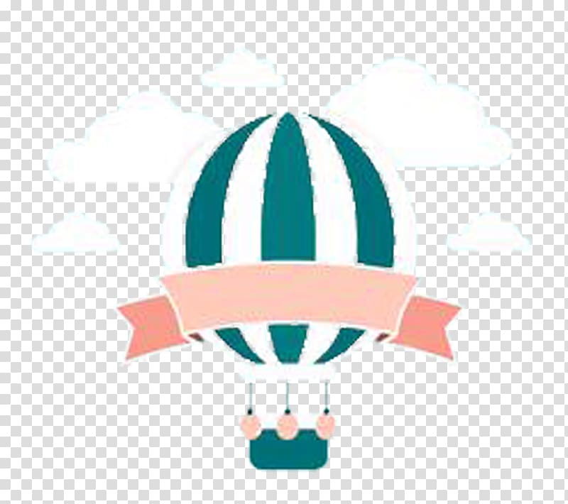 Flight Hot air balloon , Hot air balloon dialog material transparent background PNG clipart