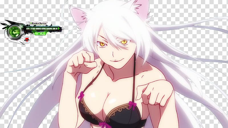 Nekomonogatari (Kuro) Monogatari Series Anime Dakimakura, Anime transparent background PNG clipart