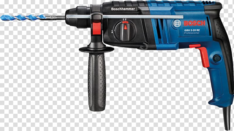 Bosch Professional GBH SDS-Plus-Hammer drill incl. case Bosch GBH 2-26 DRE Professional Augers, hammer transparent background PNG clipart