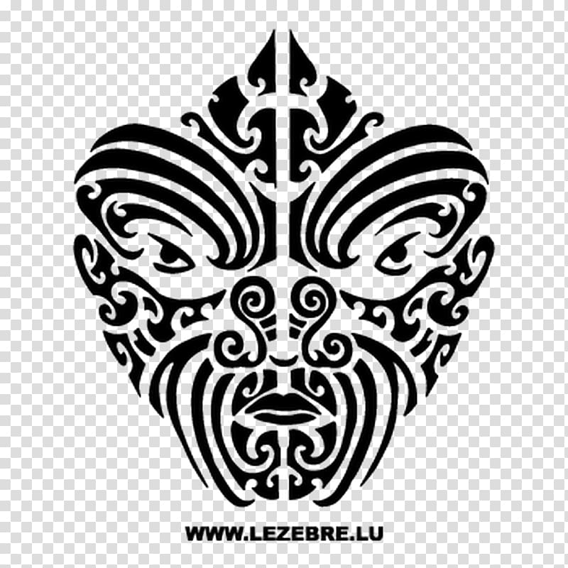 Tattoo Māori people Tā moko Mask Polynesia, mask transparent background PNG clipart