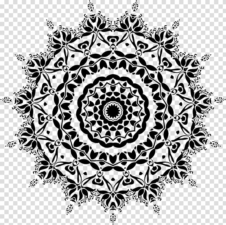 Mandala Sacred geometry, ethnic pattern transparent background PNG clipart