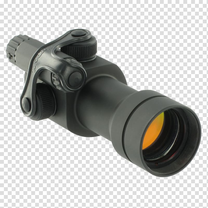 Aimpoint AB Red dot sight Reflector sight Telescopic sight, weapon transparent background PNG clipart