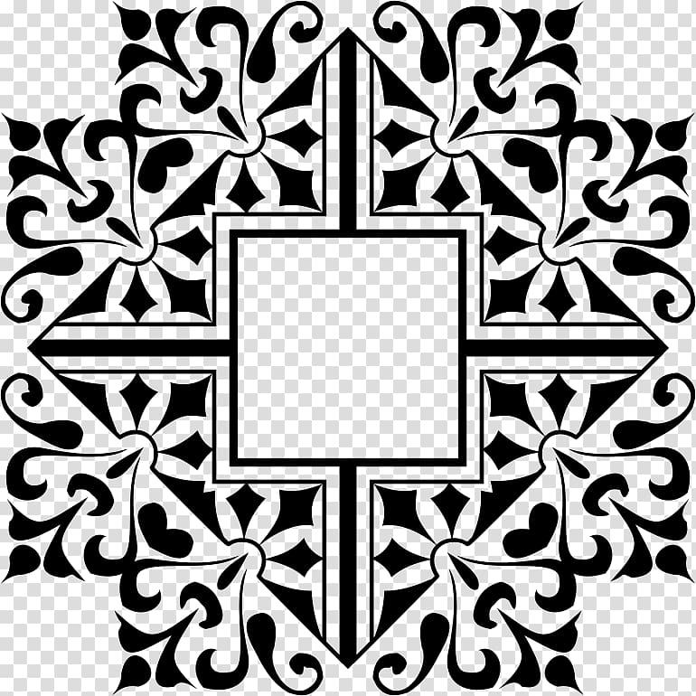 Black and white Monochrome Visual arts, tile transparent background PNG clipart