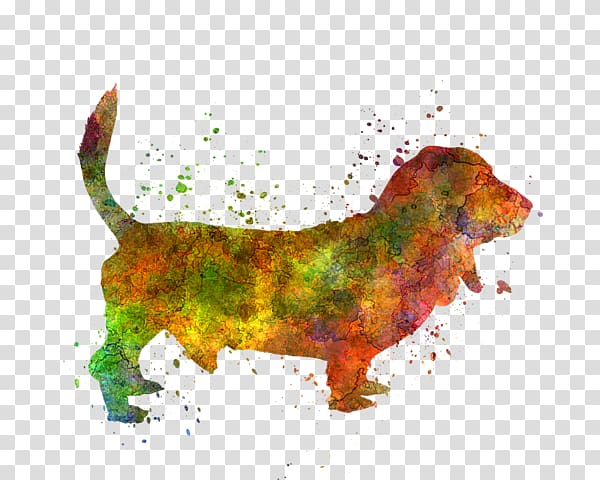 Dog breed Basset Hound Puppy, puppy transparent background PNG clipart