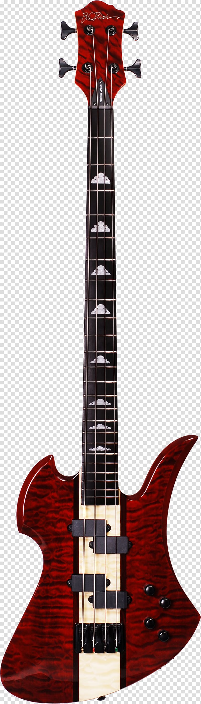 Bass guitar Electric guitar B.C. Rich Vibrato systems for guitar, Bass Guitar transparent background PNG clipart