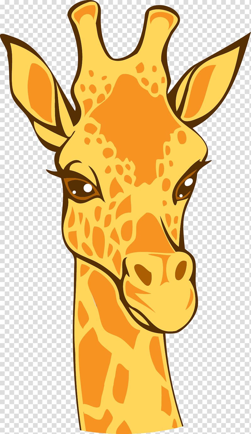 Northern giraffe Lion Euclidean Illustration, giraffe transparent background PNG clipart