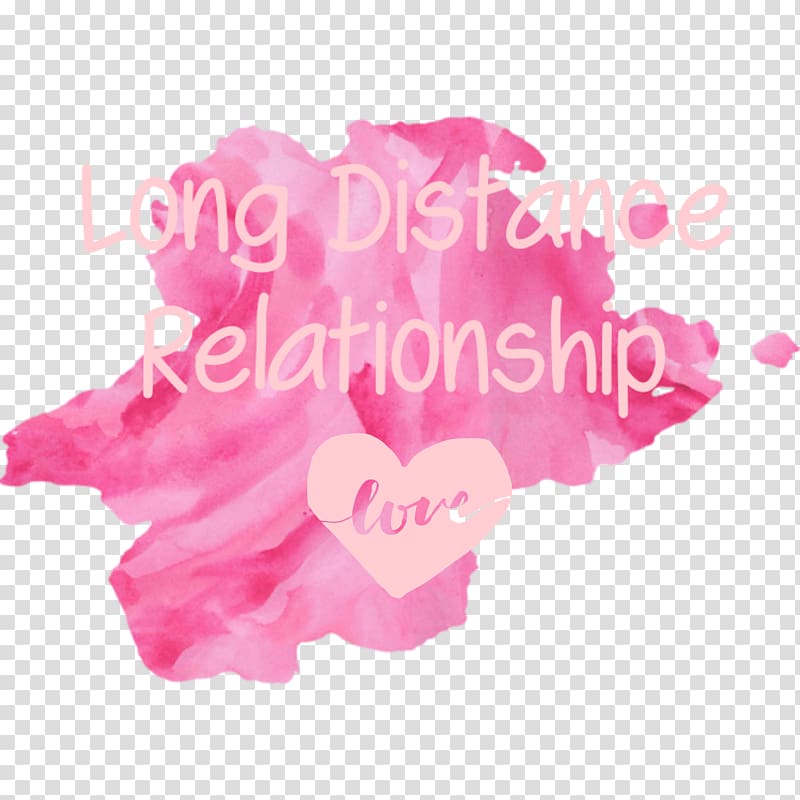 Pink M Font, Long Distance Relationship transparent background PNG clipart