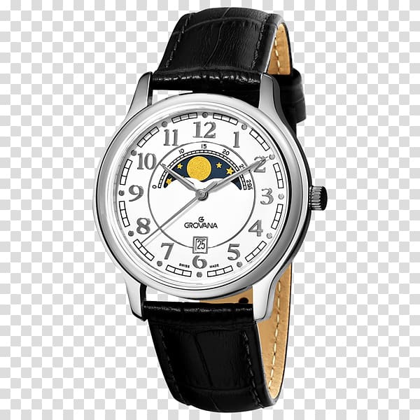 Quartz clock Automatic watch Swiss made Chronograph, watch transparent background PNG clipart