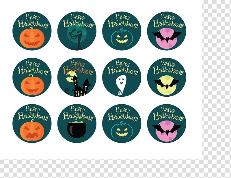 Halloween Party Trick-or-treating, topper transparent background PNG clipart