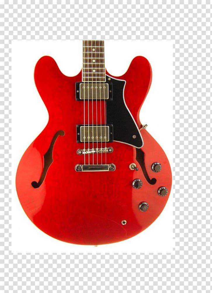 Electric guitar Gibson ES-335 Semi-acoustic guitar Cort Guitars, electric guitar transparent background PNG clipart