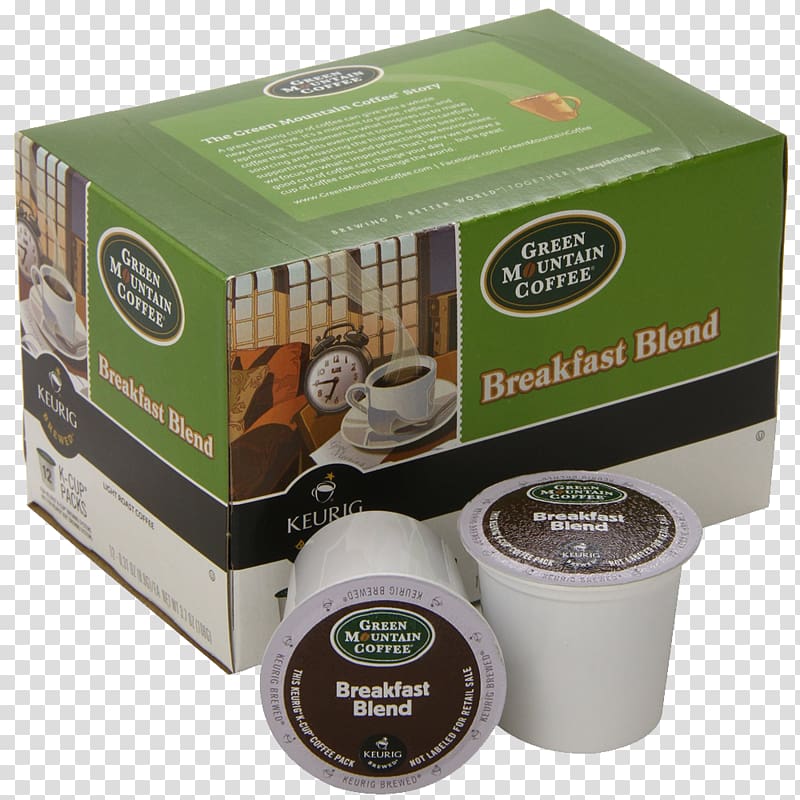 Single-serve coffee container Breakfast Keurig Green Mountain, Coffee transparent background PNG clipart