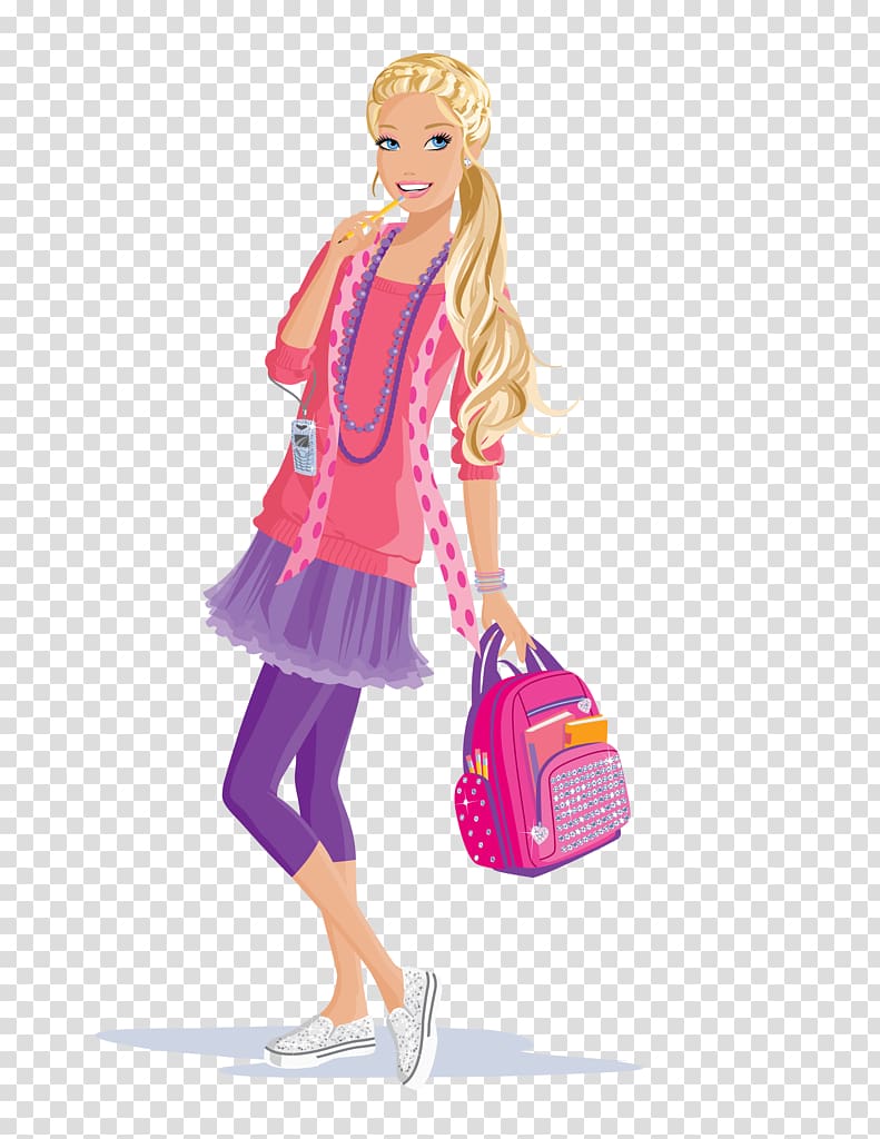 Totally Hair Barbie Doll , material transparent background PNG clipart
