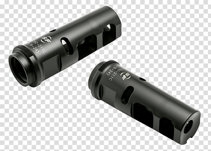 Muzzle brake Silencer Springfield Armory M1A Flash suppressor Firearm, weapon transparent background PNG clipart