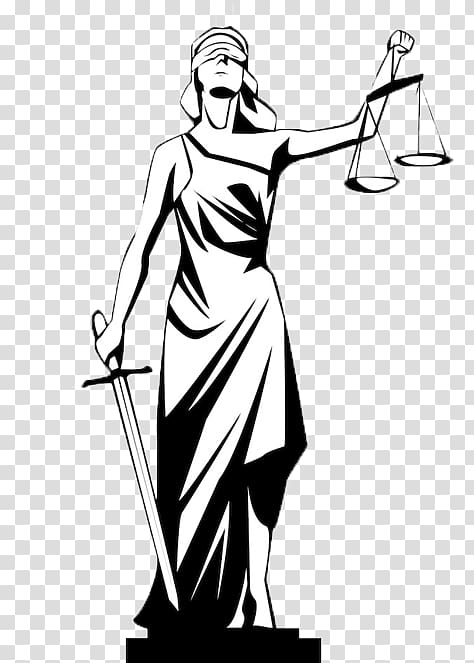 Lady Justice Statue Clip Art