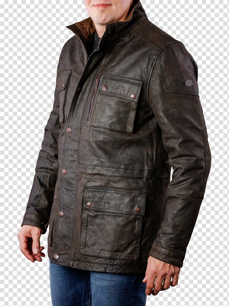 Leather jacket Pepe Jeans Jean jacket, black denim jacket transparent background PNG clipart