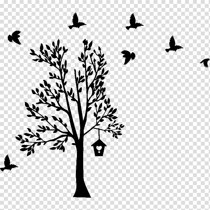Twig Sticker Tree Wall decal Branch, tree transparent background PNG clipart