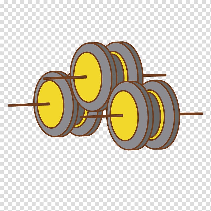 Euclidean Barbell, Barbell equipment transparent background PNG clipart