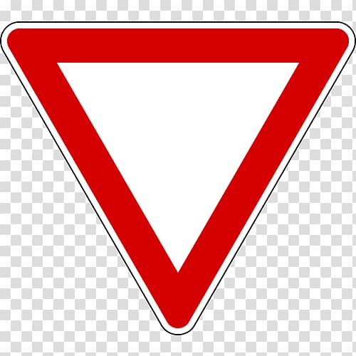 Traffic sign Road Highway Yield sign, El Paso transparent background PNG clipart