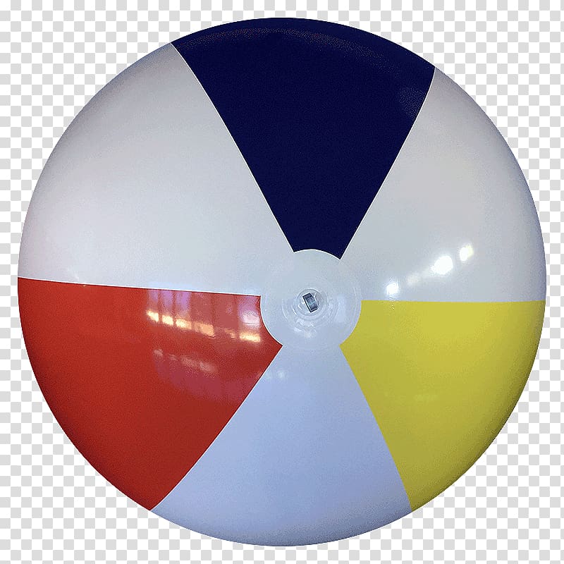 10 Ft Deflated Size Traditional P7 Beach Ball Sphere, Deflated Beach Ball Cartoon transparent background PNG clipart