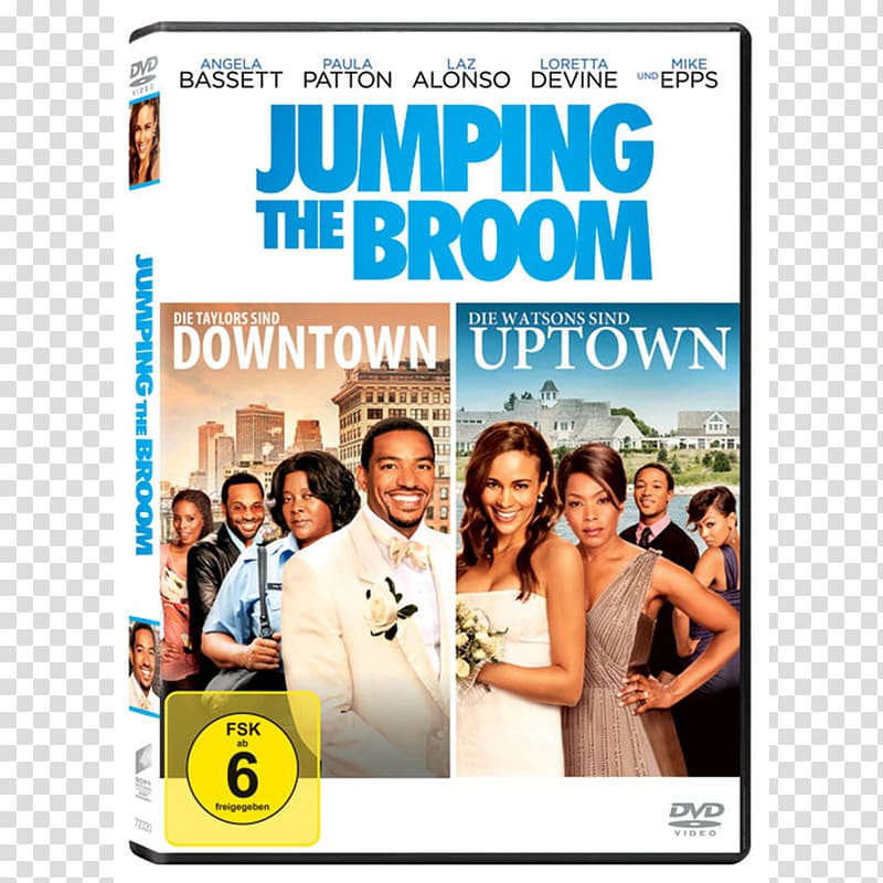 Film Romantic comedy United States of America DVD, Jumping the Broom transparent background PNG clipart