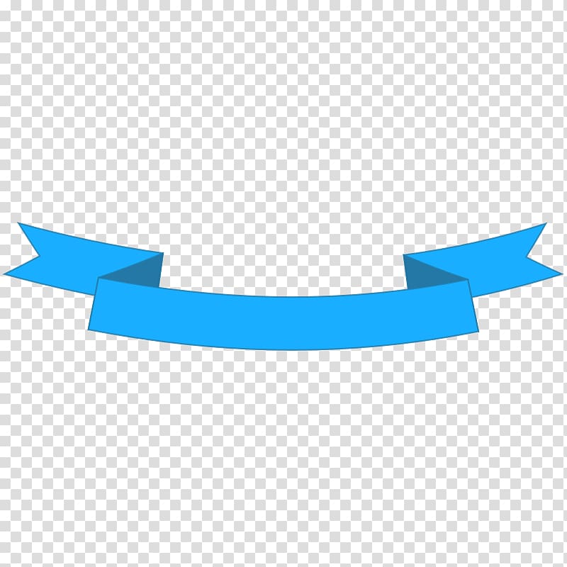 Blue ribbon Banner , ribbon transparent background PNG clipart