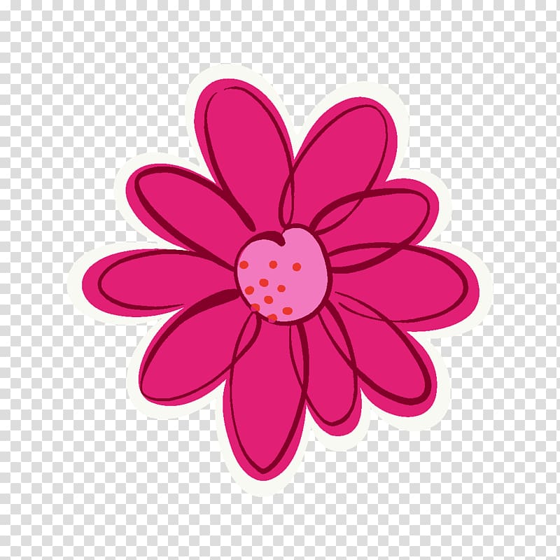 Pink Flower Rose, Painted pink floral background transparent background PNG clipart