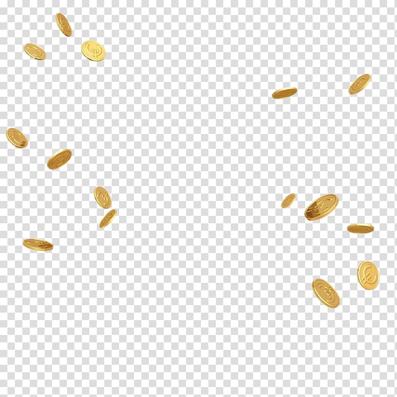 falling gold Euro coins, Gold coin, Drop coins transparent background PNG clipart
