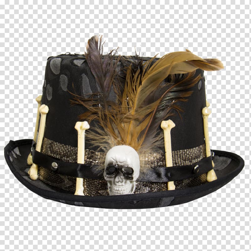 Top hat Hexendoktor Hut schwarz Bone Feather, steampunk men transparent background PNG clipart