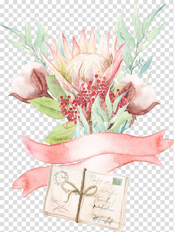 Watercolor painting Floral design Flower, watercolour flower transparent background PNG clipart