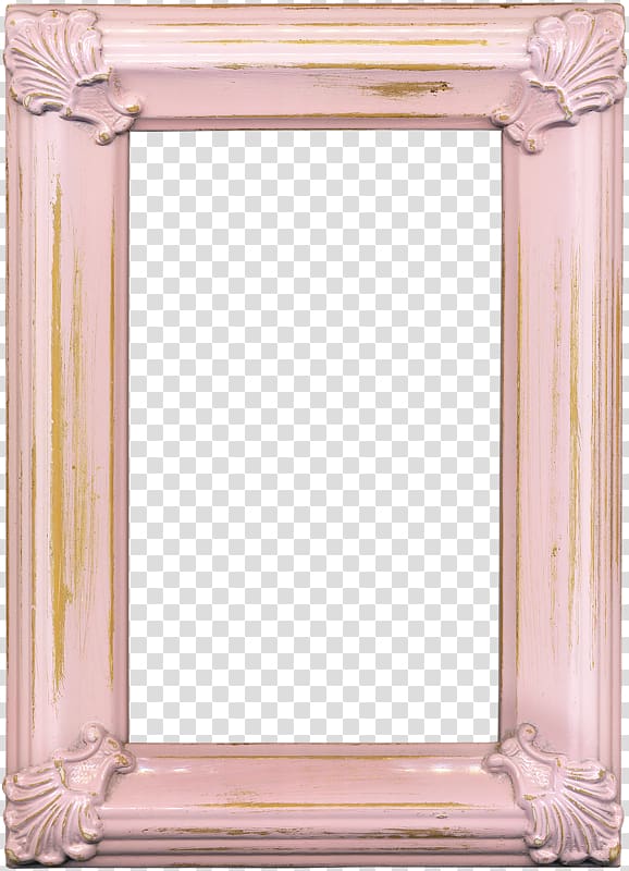 pink frame, frame Digital frame Pattern, Wooden carved pink frame transparent background PNG clipart