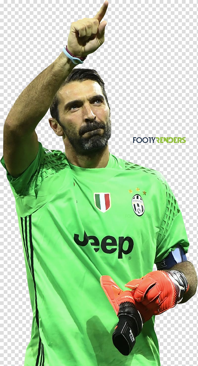 Gianluigi Buffon Juventus F.C. Serie A UEFA Champions League Italy national football team, football transparent background PNG clipart