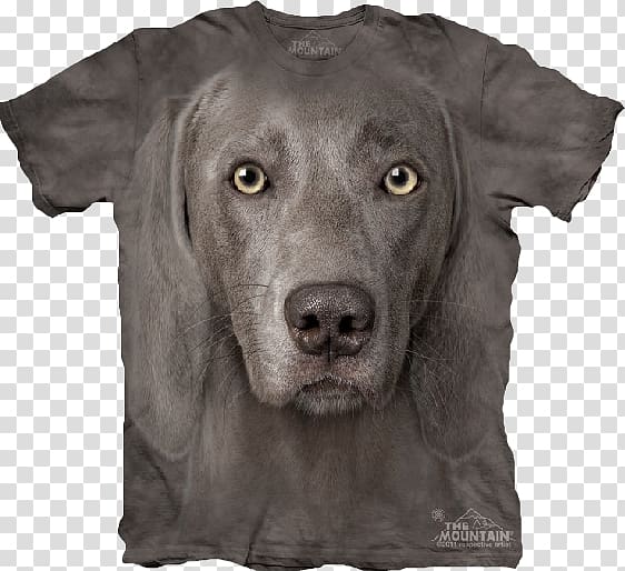 T-shirt Weimaraner Clothing Top, T-shirt transparent background PNG clipart