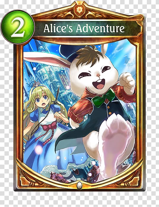 Shadowverse: Wonderland Dreams Adventure Collectible card game Portal, alice card transparent background PNG clipart