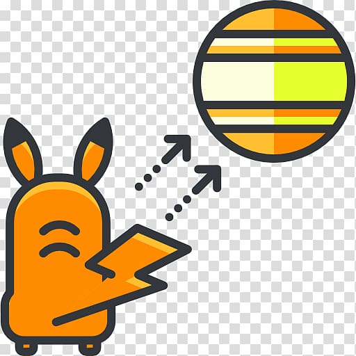 Pokxe9mon GO Icon, Yellow Elf transparent background PNG clipart