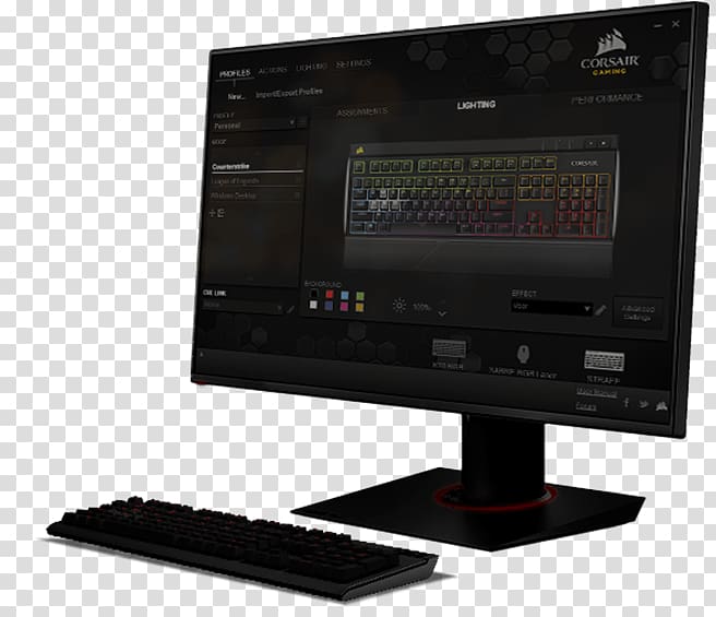 Computer keyboard Computer Monitors Computer mouse Corsair, STRAFE, 18333976 Corsair Gaming STRAFE, Quiet Pc transparent background PNG clipart