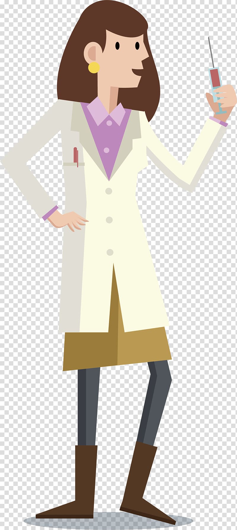 Injection Physician , A doctor with a needle transparent background PNG clipart