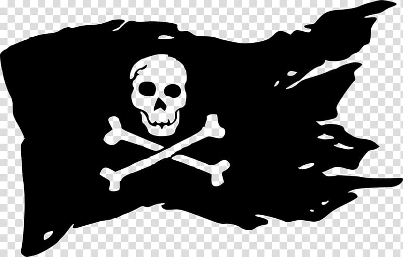 Jolly Roger Pirate Flag , pirate transparent background PNG clipart