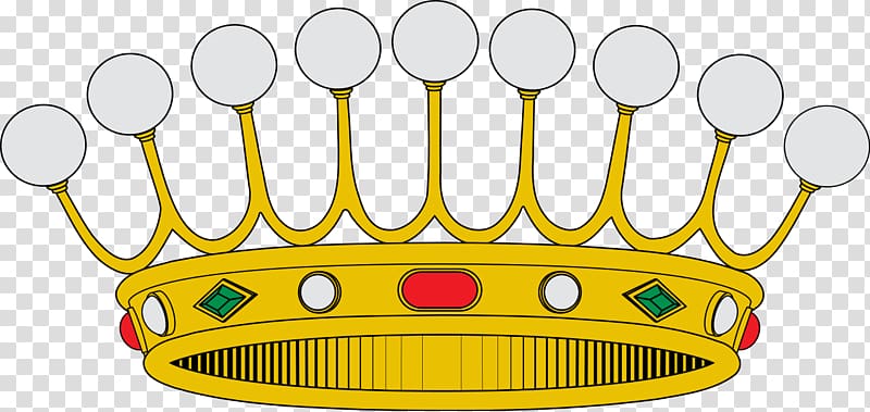 Spain Crown Count Corona condal Marquess, crown transparent background PNG clipart