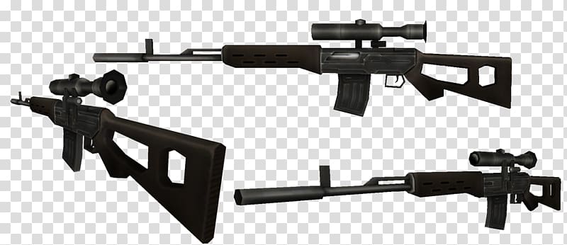 Firearm Dragunov sniper rifle Weapon, sniper rifle transparent background PNG clipart