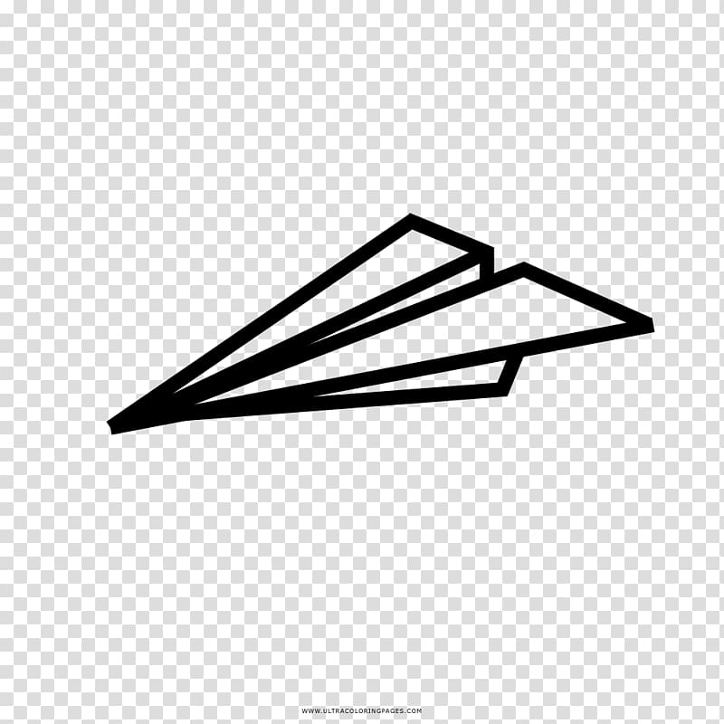 Paper plane Airplane Drawing Coloring book, airplane transparent background PNG clipart