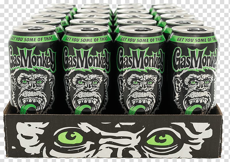 Gas Monkey Bar N\' Grill Energy drink Aluminum can, drink transparent background PNG clipart