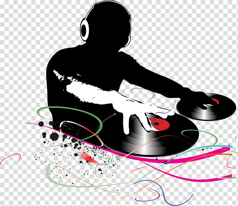 Colorful lines dj transparent background PNG clipart | HiClipart