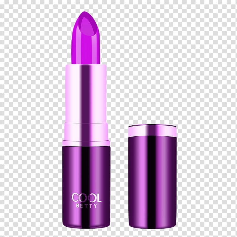 Lipstick Lip balm Cosmetics Lip gloss, Cool purple lip gloss transparent background PNG clipart