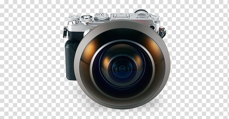 Micro Four Thirds system Fisheye lens Ultra wide angle lens Camera, Camera transparent background PNG clipart