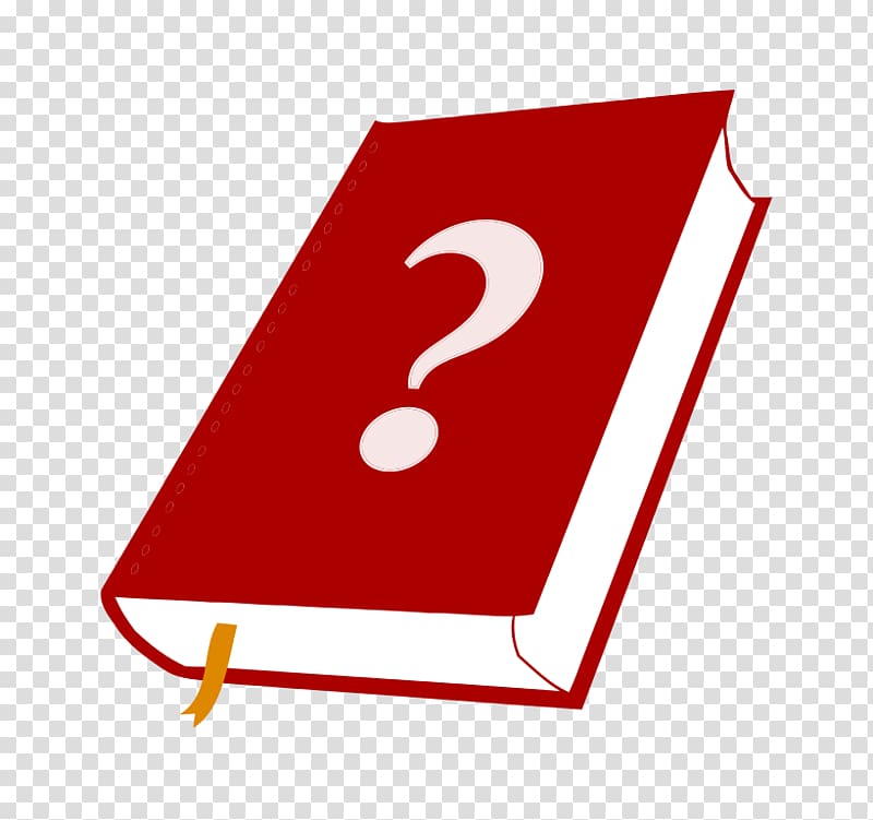 Question mark Computer Icons Book, book cover transparent background PNG clipart